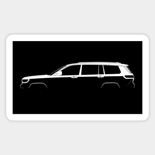 Jeep Grand Cherokee L (WL) Silhouette Sticker